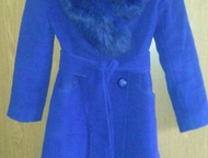 Продам пальто Продам пальто синее Б/У в хорошем состоянии, мех натуральный писец крашеный в цвет пальто, производство Россия, можно носить в погоду от, Екатеринбург - Женская одежда