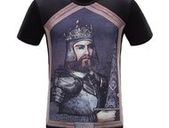 :  Dolce & Gabbana King Federico II T-shirt       DG.   -   !  